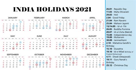 holiday calendar 2024 india